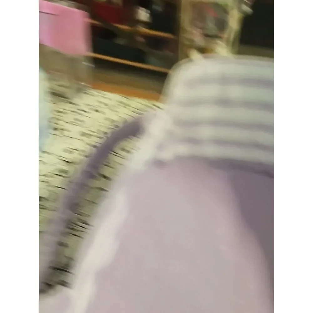 Reborn Lavender Polka Dot & Stripe Fabric Bassinet